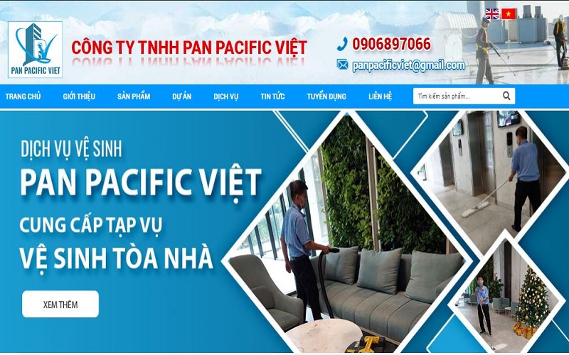 dịch vụ vệ sinh của công ty Pan Pacific Sài Gòn