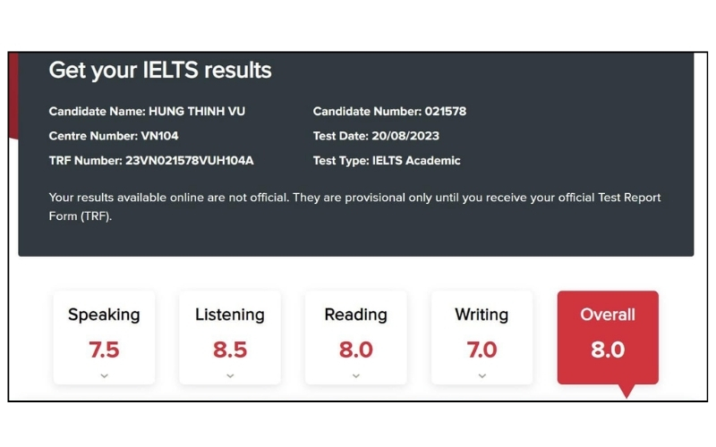 đạt ielts 8.0 có khó không