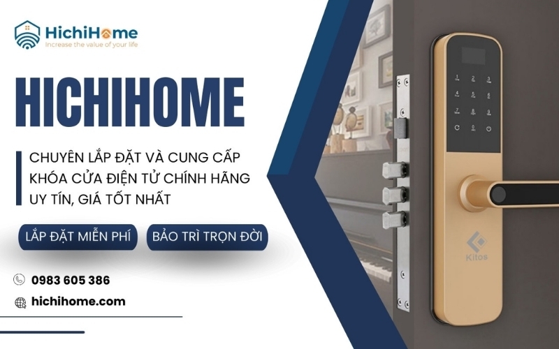 Công ty chuyên cung cấp và lắp đặt khóa cửa điện tử HichiHome