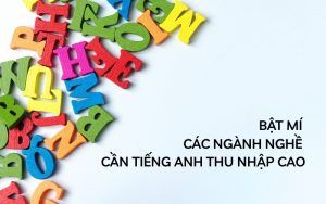 ngành nghề cần tiếng anh