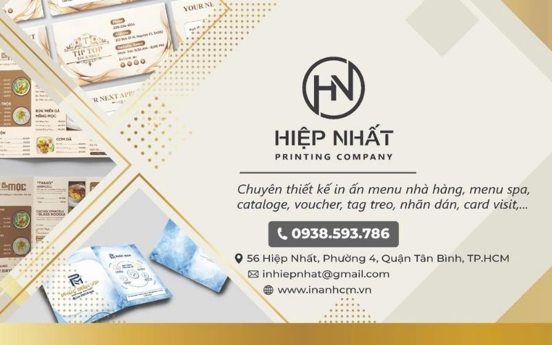 đơn vị in ấn menu in hiệp nhất