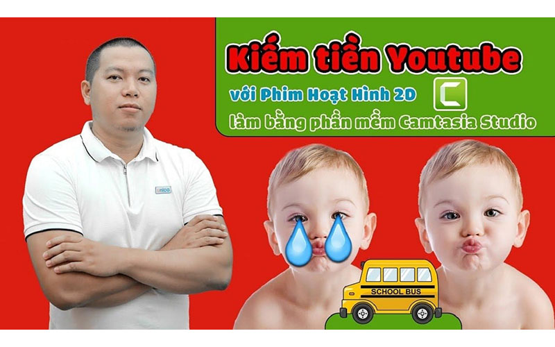 Khóa học làm YouTube kiếm tiền với phim hoạt hình 2D của Luân Phạm