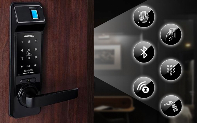 Khóa điện tử lắp được cho cửa nào?