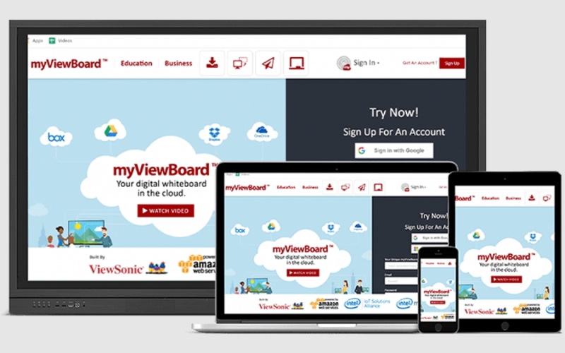 Nền tảng hỗ trợ quản lý lớp học myViewBoard