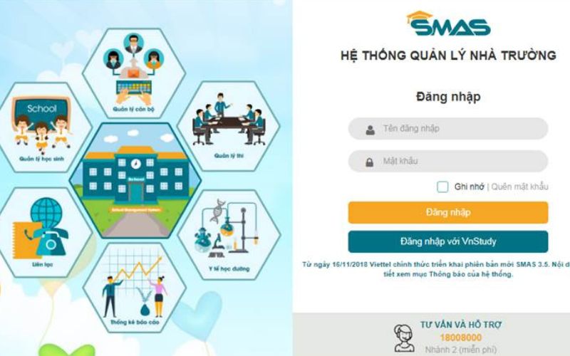 Web app quản lý học sinh SMAS